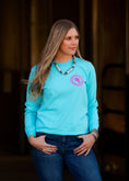 Load image into Gallery viewer, Unisex Teal Long Sleeve "Never Basic Always Extra"
