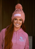 Load image into Gallery viewer, "Love Cows Not People" Pink Beanie
