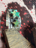 Load image into Gallery viewer, Gorgeous Statement Cuff with 5 Slab Turquoise Stones hand cut in a shape of stars.