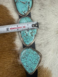 Load image into Gallery viewer, Gorgeous Native American Baby Blue Turquoise Slab Concho Belt