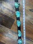 Load image into Gallery viewer, Gorgeous Native American Baby Blue Turquoise Slab Concho Belt