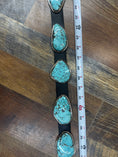 Load image into Gallery viewer, Gorgeous Native American Baby Blue Turquoise Slab Concho Belt
