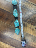 Load image into Gallery viewer, Gorgeous Native American Baby Blue Turquoise Slab Concho Belt