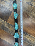 Load image into Gallery viewer, Gorgeous Native American Baby Blue Turquoise Slab Concho Belt