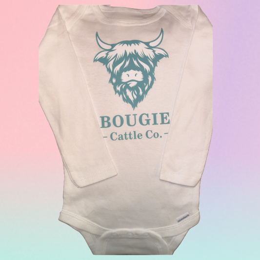 Infant Highland Cow Longsleeve Onesie
