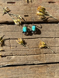 Load image into Gallery viewer, Gorgeous Sterling Silver Sonora Gold Turquoise Squash Blossom
