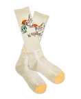 Load image into Gallery viewer, Lucky Chuck We Ride at Dawn Tan Performance Socks