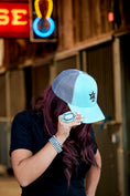 Load image into Gallery viewer, Turquoise  Baseball Hat
