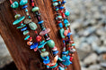 Load image into Gallery viewer, Native American Layered Necklace With Spiny Oyster & Turquoise
