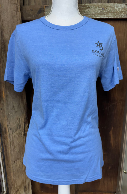 Short Sleeve Blue "Love Cows, Not People" Unisex TShirt