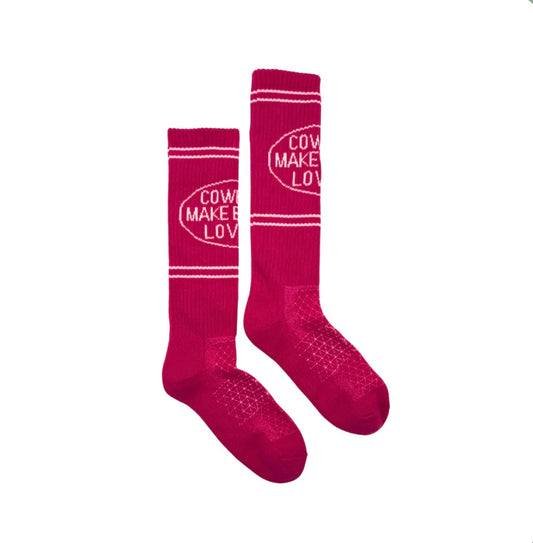 CACTUS ALLEY - COWBOYS LOVER PINK PERFORMANCE SOCKS