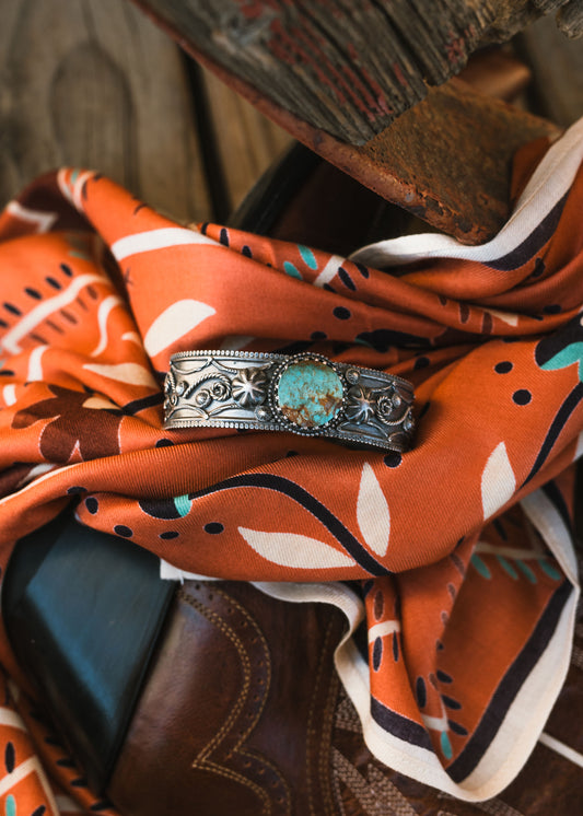 Sterling Silver Turquoise Cuff Bracelet