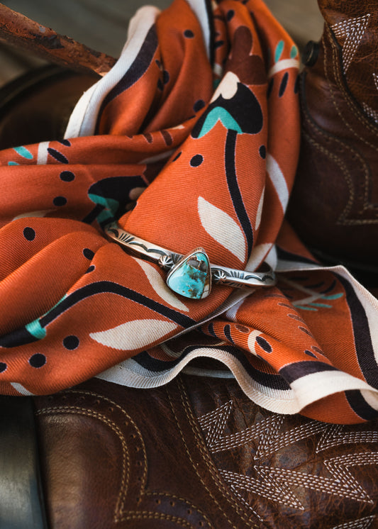 Sterling Silver Turquoise Stackable Cuff Bracelet