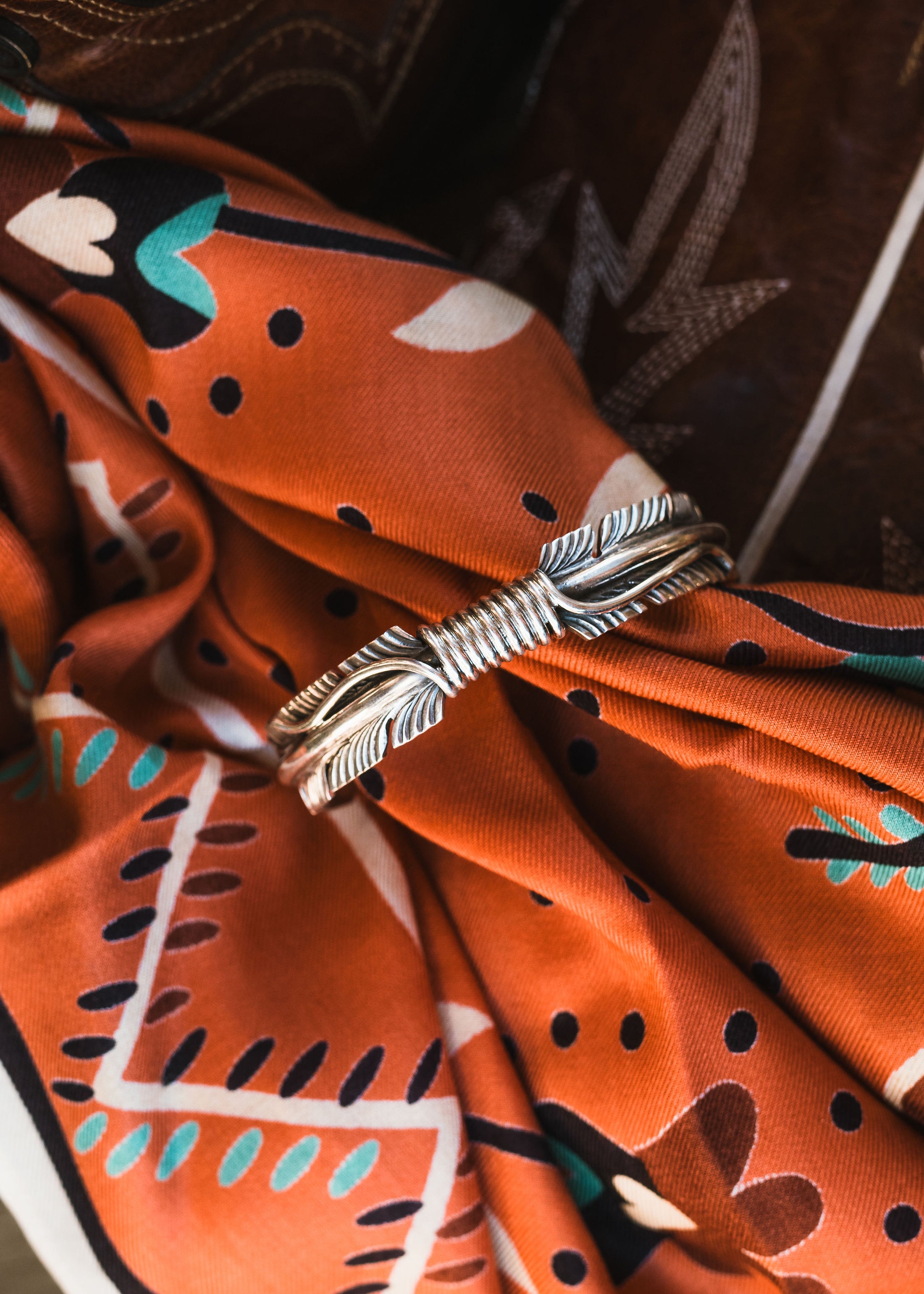 Native American Sterling Silver Cuff Bracelet