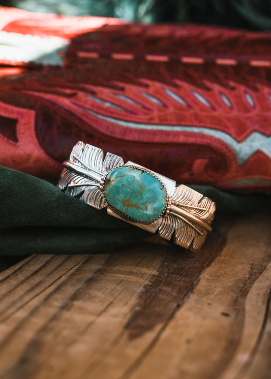 Sterling Silver Turquoise Cuff Bracelet