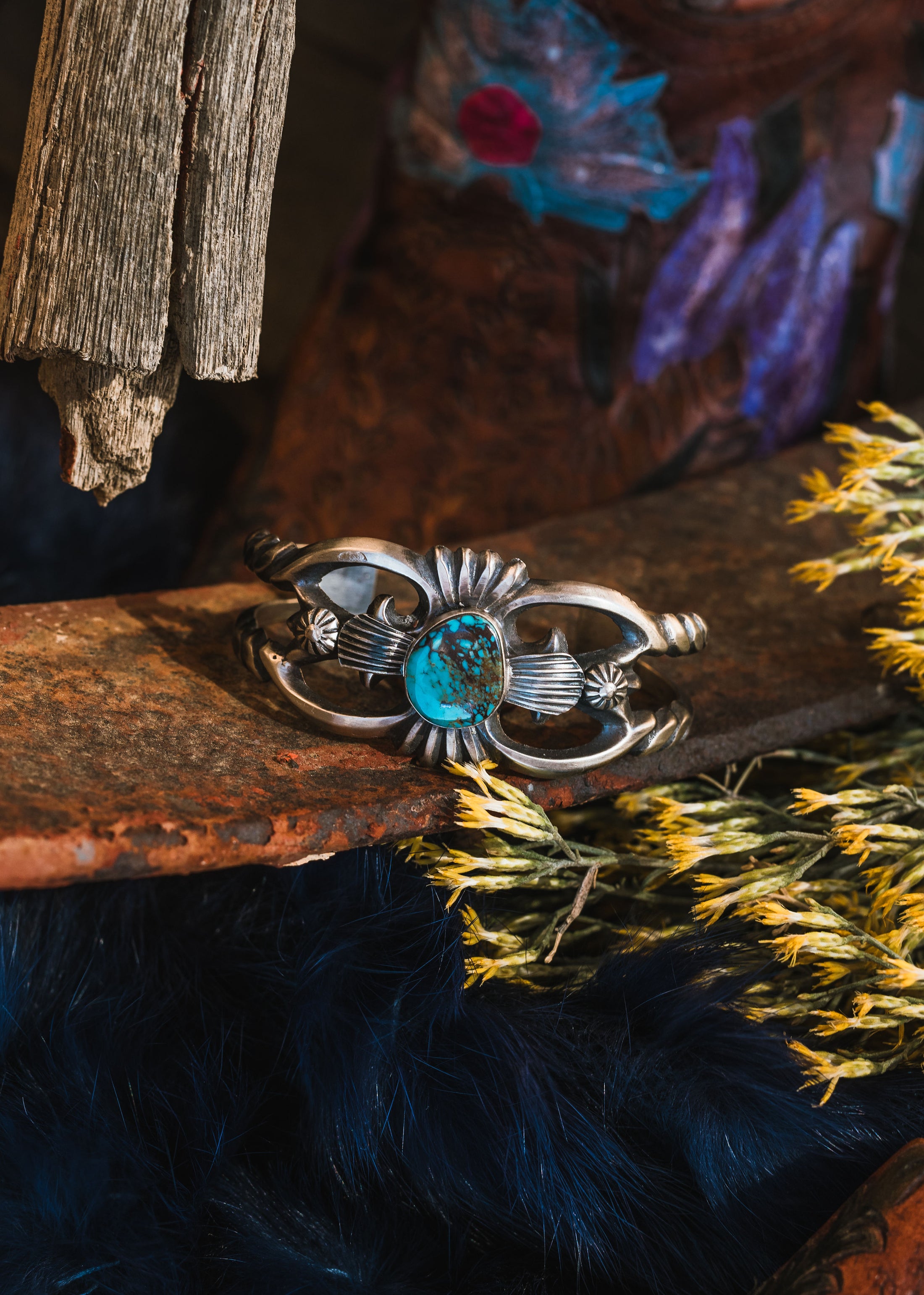 Sterling Silver Turquoise Cuff Bracelet