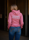 Load image into Gallery viewer, Pink Pullover Hoodie "Never Basic Always Extra"
