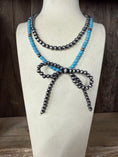 Load image into Gallery viewer, Native American inspired bow necklace!!
