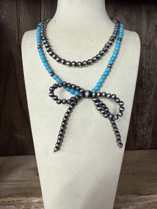 Native American inspired bow necklace!!