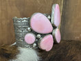 Load image into Gallery viewer, Gorgeous Native American Pink Conch Heart Sterling Silver Statement Cuff - Artist Signed
