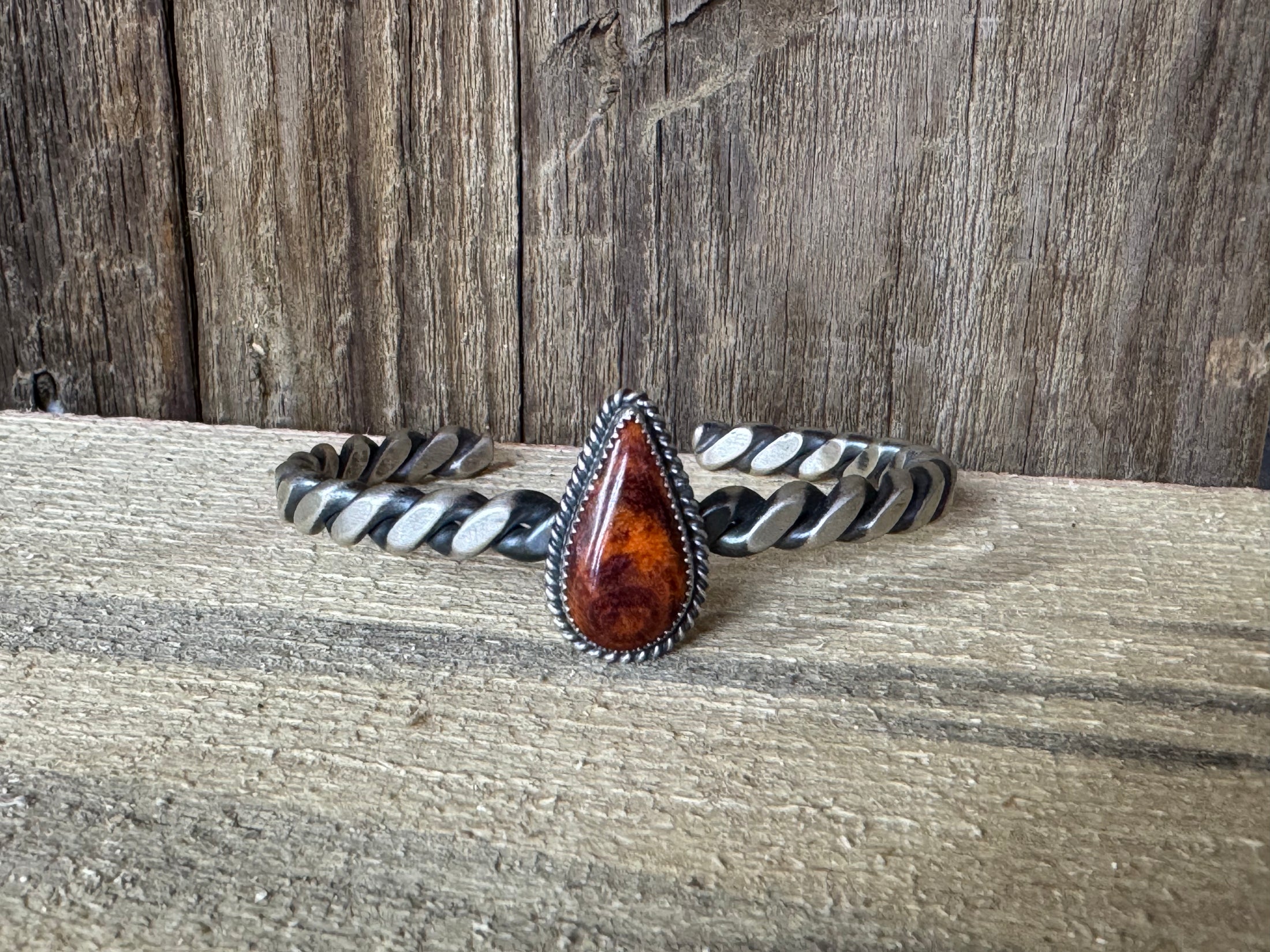 Native American Braided Sterling Silver Cuff Bracelets