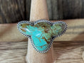 Load image into Gallery viewer, Native American Cow Head Sterling Silver Adjustable Ring - Artist Signed
