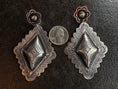Load image into Gallery viewer, Native American Sterling Silver Dangle Earrings

