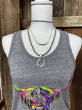 Load image into Gallery viewer, Native American sterling silver  Handmade Horseshoe Pendent with Stone - Artist Signed
