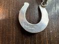 Load image into Gallery viewer, Native American sterling silver  Handmade Horseshoe Pendent with Stone - Artist Signed

