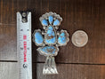 Load image into Gallery viewer, Charles Johnson Handmade Native American Turquoise Sterling Silver Pendent - Artist Stamped
