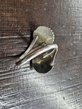 Load image into Gallery viewer, Native American Handmade Pink Opal Twist Sterling Silver Ring
