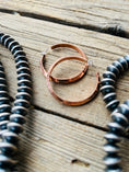 Load image into Gallery viewer, Copper Small Hoop Earrings
