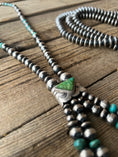 Load image into Gallery viewer, Sterling Silver Turquoise Navajo Pearl Necklace
