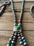 Load image into Gallery viewer, Sterling Silver Turquoise Navajo Pearl Necklace
