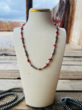 Load image into Gallery viewer, Sterling Silver Red Coral Navajo Pearls
