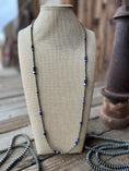 Load image into Gallery viewer, Sterling Silver Blue Jade Navajo Pearl Necklace
