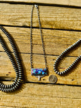 Load image into Gallery viewer, Sterling Silver Mixed Turquoise & Purple Spiny Oyster Bar Necklace
