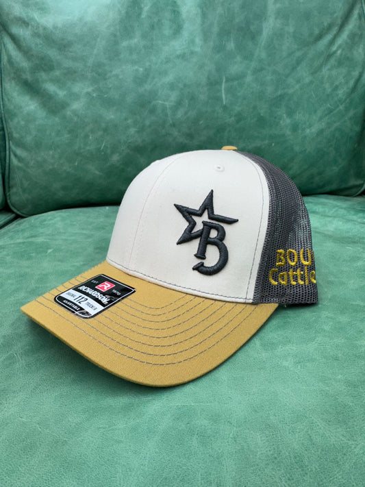 Tri Color Hat with Gray Bougie Logo