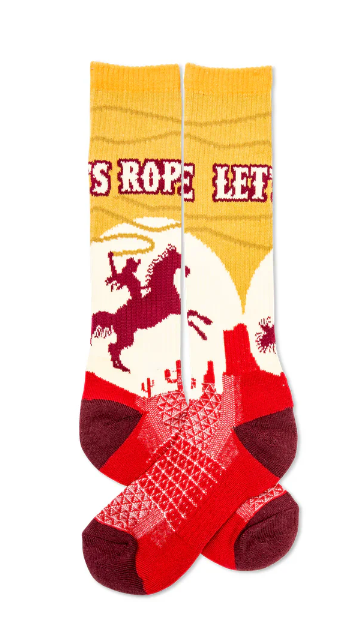 Lucky Chuck Let's Rope Performance Socks