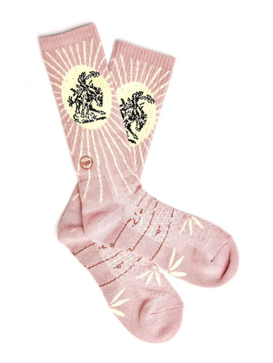 Lucky Chuck Performance Socks Fringe Bronco