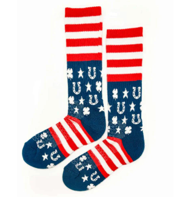 Lucky Chuck Performance Socks Stars and Stripes