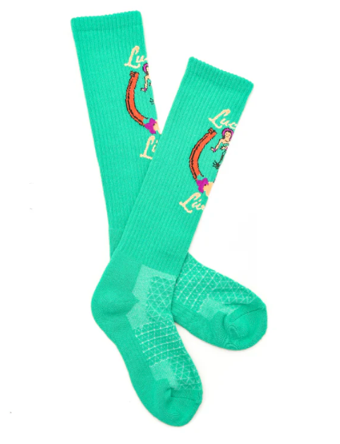 Lucky Chuck Performance Socks Lucky Living Island Cowgirl