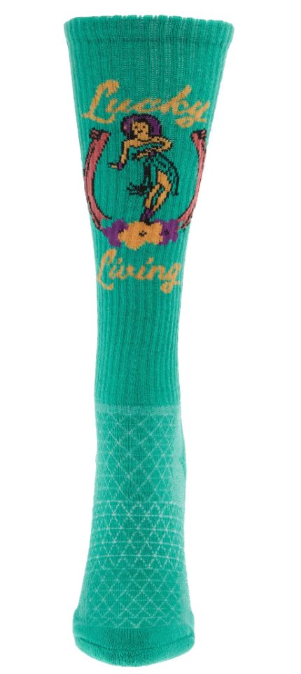 Lucky Chuck Performance Socks Lucky Living Island Cowgirl