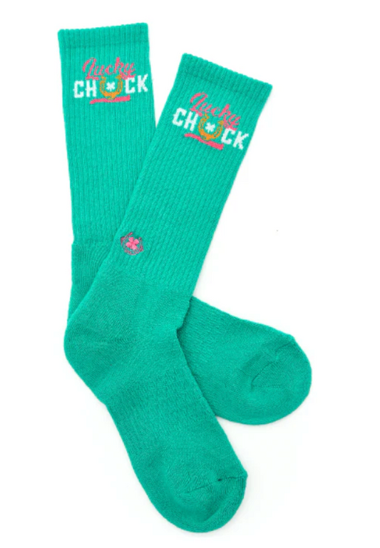 Lucky Chuck Logo Performance Socks