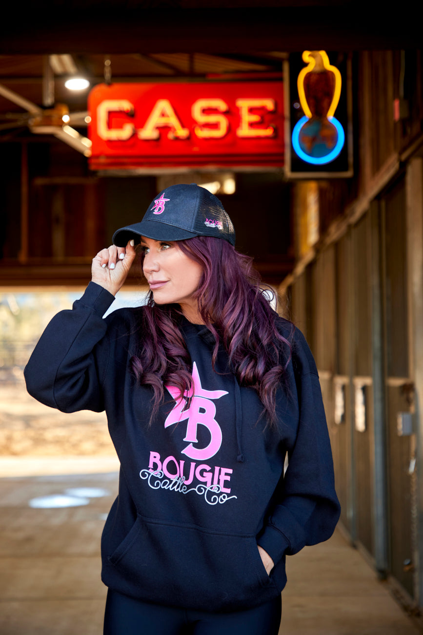 Glitter Black Baseball Hat