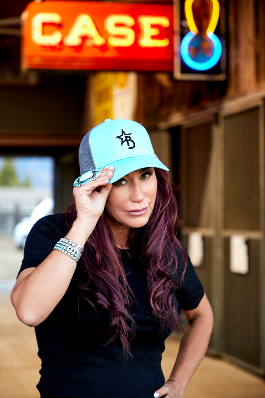 Turquoise  Baseball Hat